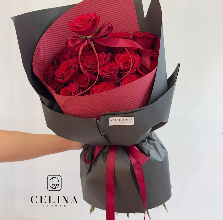 Hoa bó ecu đỏ